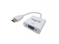 CONVERSOR NISUTA HDMI A VGA C/AUDIO